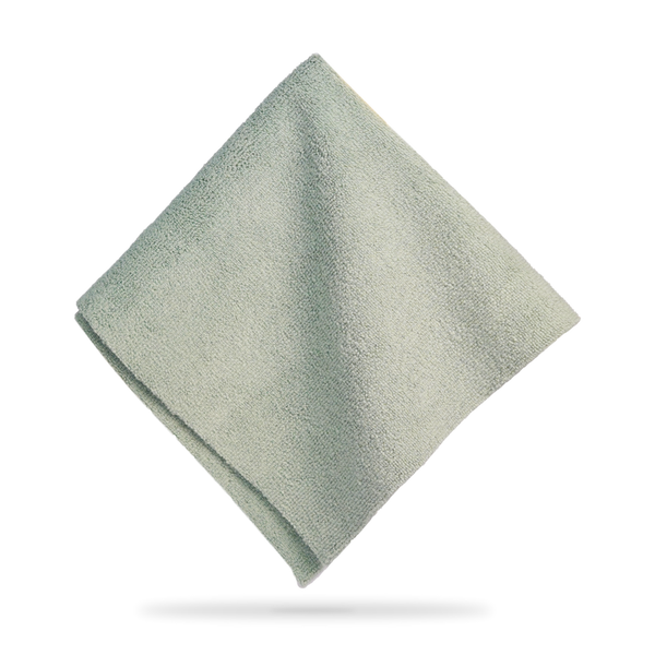 360 GSM Edgeless Microfiber Towel - Light Grey 10pk