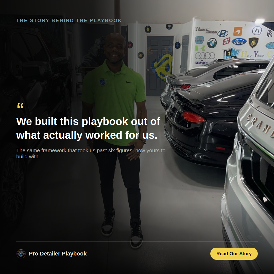 Pro Detailer Playbook