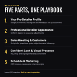 Pro Detailer Playbook, what is inside