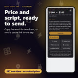 Electrical quote price and word-for-word script ready to send