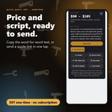 Handyman quote price and word-for-word script ready to send