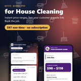 Quick Quote Pro for House Cleaning — $97 one-time, no subscription