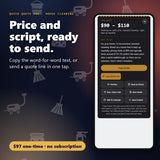 House Cleaning quote price and word-for-word script ready to send