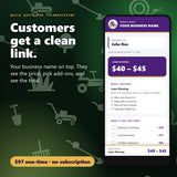 Your customer opens a clean branded quote link for Landscaping