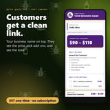 Your customer opens a clean branded quote link for Pest Control