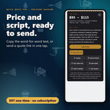 Pressure washing quote price and word-for-word script ready to send