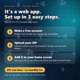 Quick Quote Pro for Pressure Washing is a web app: set up in 3 easy steps, $97 one-time