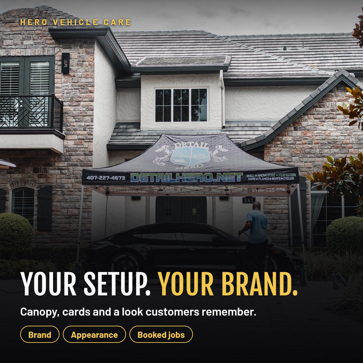 Pro Detailer Playbook: set up your mobile detailing canopy and brand